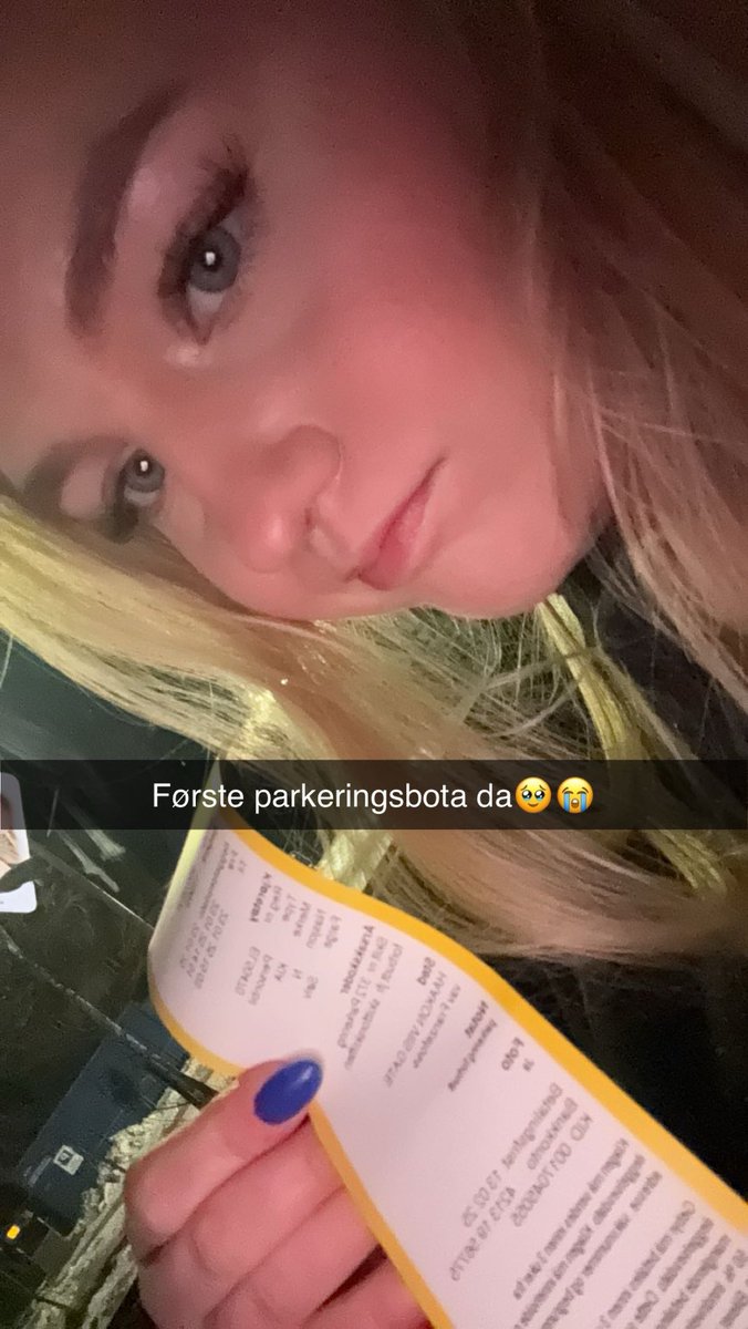 Ikke gøy me parkeringsbot🙃