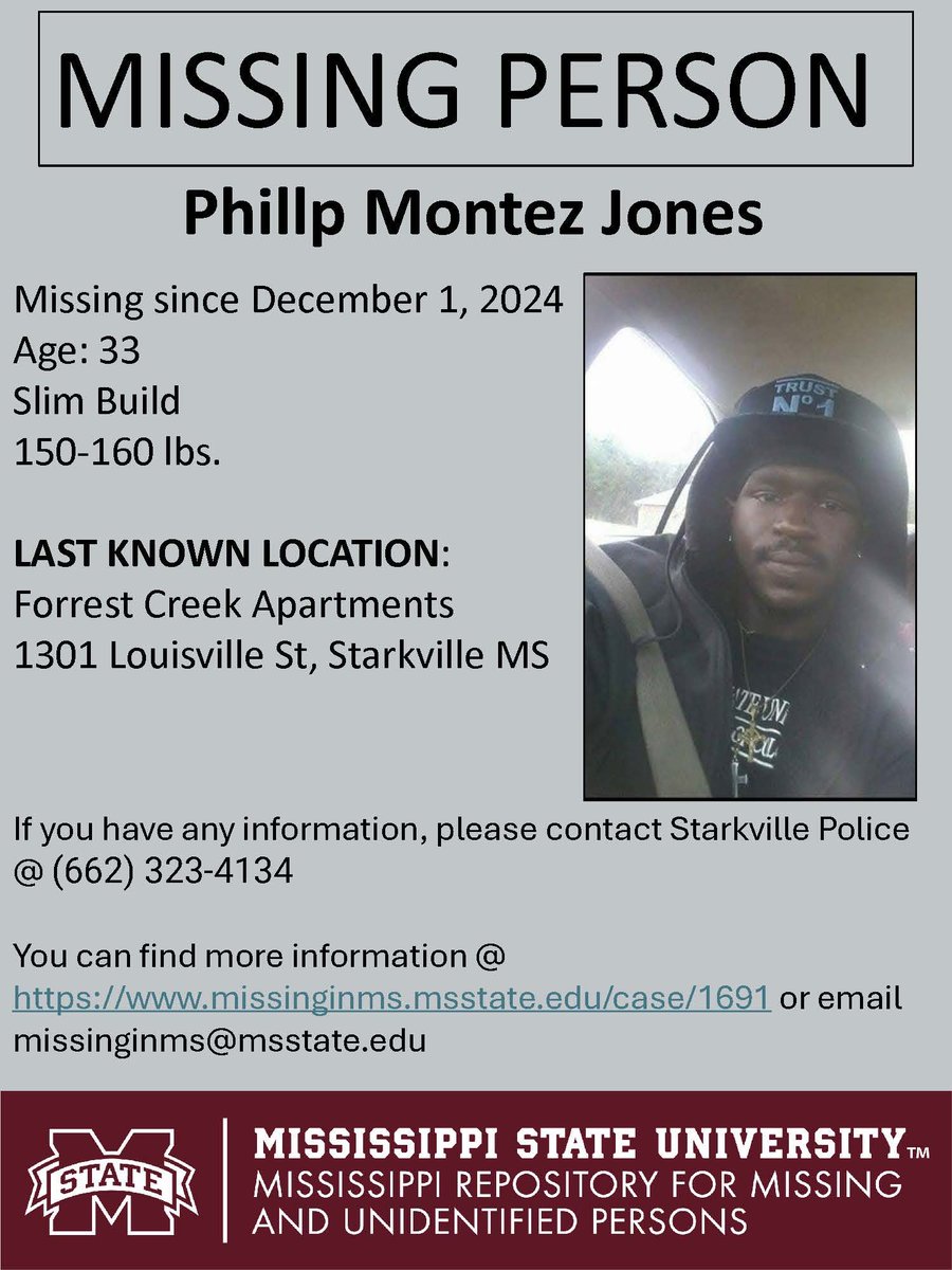 MS Repository for Missing & Unidentified Persons tweet media