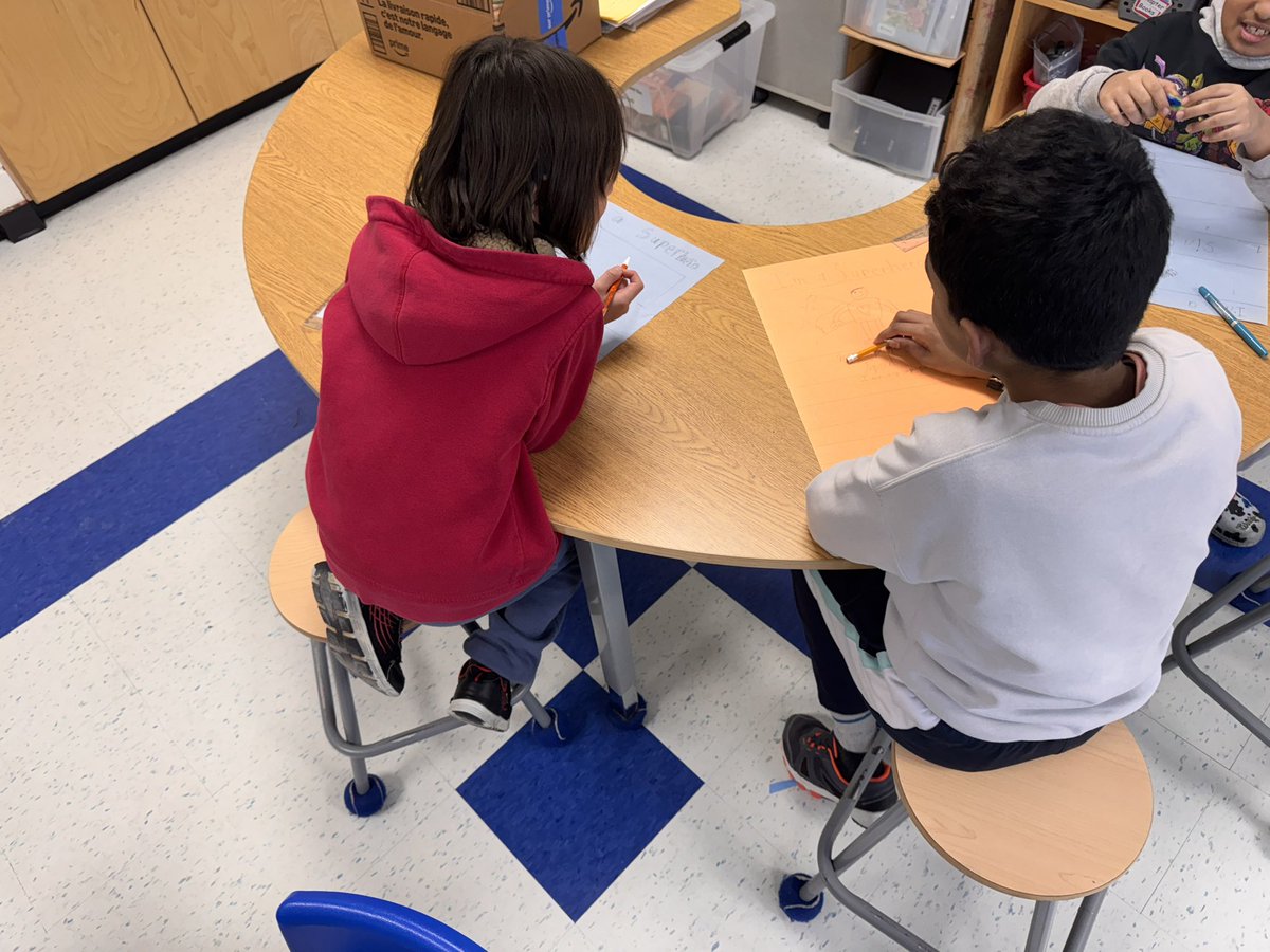 MrsHadskis_ESL's tweet photo. A successful buddy block at @StRoseLimaOCSB between our primary &amp; junior MLs. 2 boys bonded over both living in Ethiopia. Another pair spoke in Spanish to each other. These special cousins enjoyed being paired up. Lastly, check out this student’s superpower. #ocsbML @OCSBContEd https://t.co/F8pjvXJMDb
