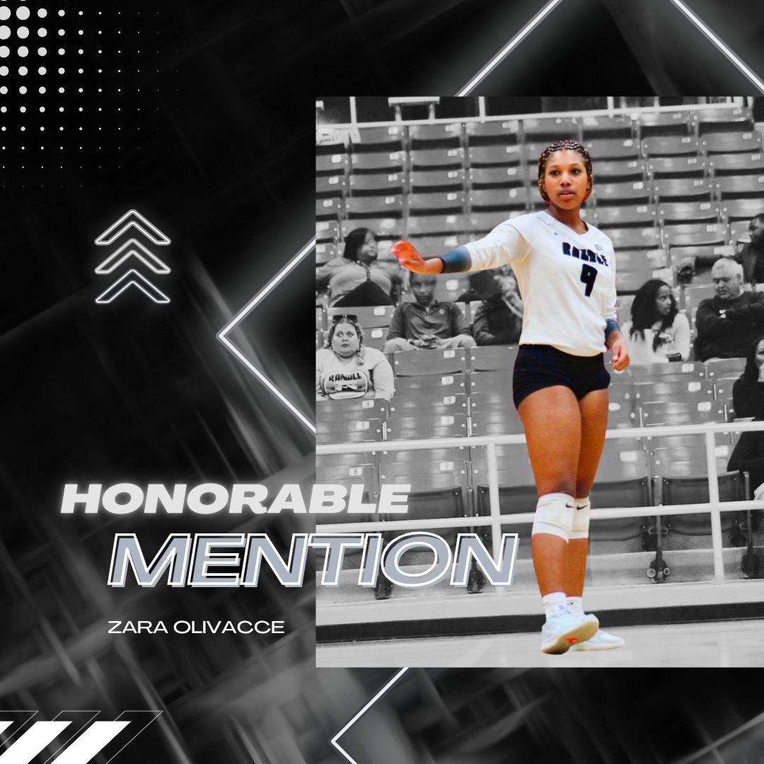Honorable Mention
Junior
Middle Blocker
ZARA OLIVACCE