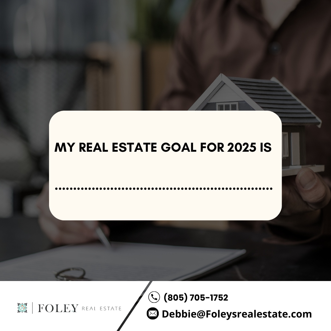 debrafoley805's tweet photo. It's time to turn dreams into plans—what are your real estate goals for 2025? 🗓️ Whether it's buying, selling, or investing, let's make it happen together!

💌 DM me or call (805) 705-1752 to discuss your plans today!

#RealEstateGoals #NewYearNewHome #HomeOwnershipDreams #2... https://t.co/KhysELViu7