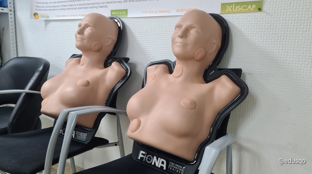 edusqo's tweet photo. Primer taller de Punción Aspiración con Aguja Fina de 2025 en @Area6VegaMedia.
▫️Conceptos básicos
▫️Procedimiento #PAAF 💉
▫️Técnica ecoguiada #EcoPAAF
▫️Manejo de muestras #ROSE 🔬
▫️Correlación #WSI y evaluación #SimInPath 
Metodología de simulación con #FioNA #SegPac #PAAF https://t.co/sqEIMlvoxG