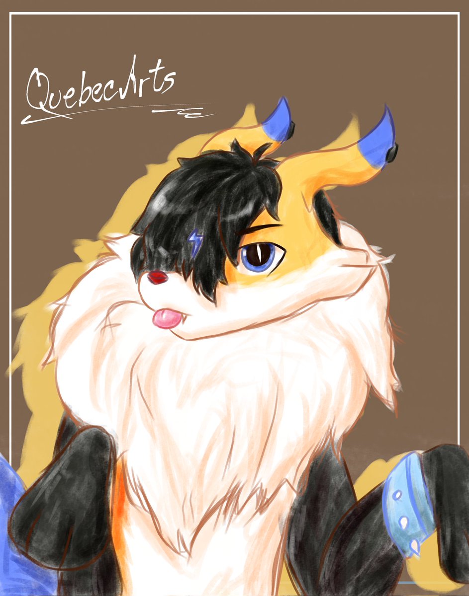 Mano, vi el OC y me dije :: hay que empezar con lo difícil.
@QuebecArtsUnion 

Sorry si digo difícil pero no soy de dibujar ferales.

SI TE GUSTA CHIDO Y SI NO BAILA 🗣️🔥🔥🔥