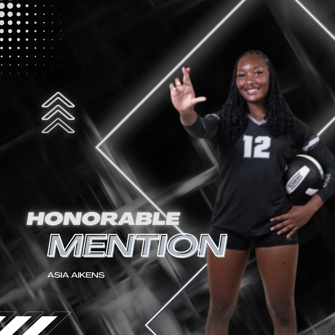 Honorable Mention
Junior
Outside Hitter
ASIA AIKENS