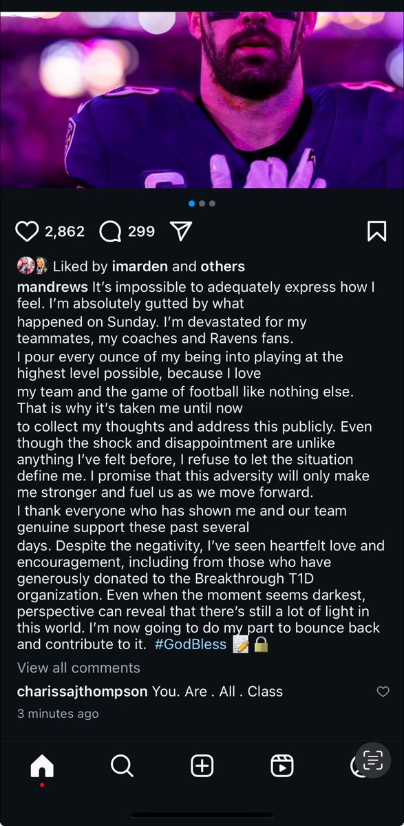 jeffzrebiec's tweet photo. Mark Andrews on IG: https://t.co/pToANmX2NF