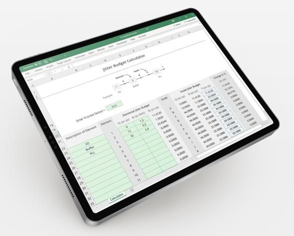 SiTimeCorp's tweet image. Our #ToolsAndResources hub lets you match the timing devices that meet your specific needs. It also has great resources, including our Excel-based Jitter Budget Calculator: bit.ly/4av6Ia3

Take a look and tell us which timing tools you find most useful. 🛠️