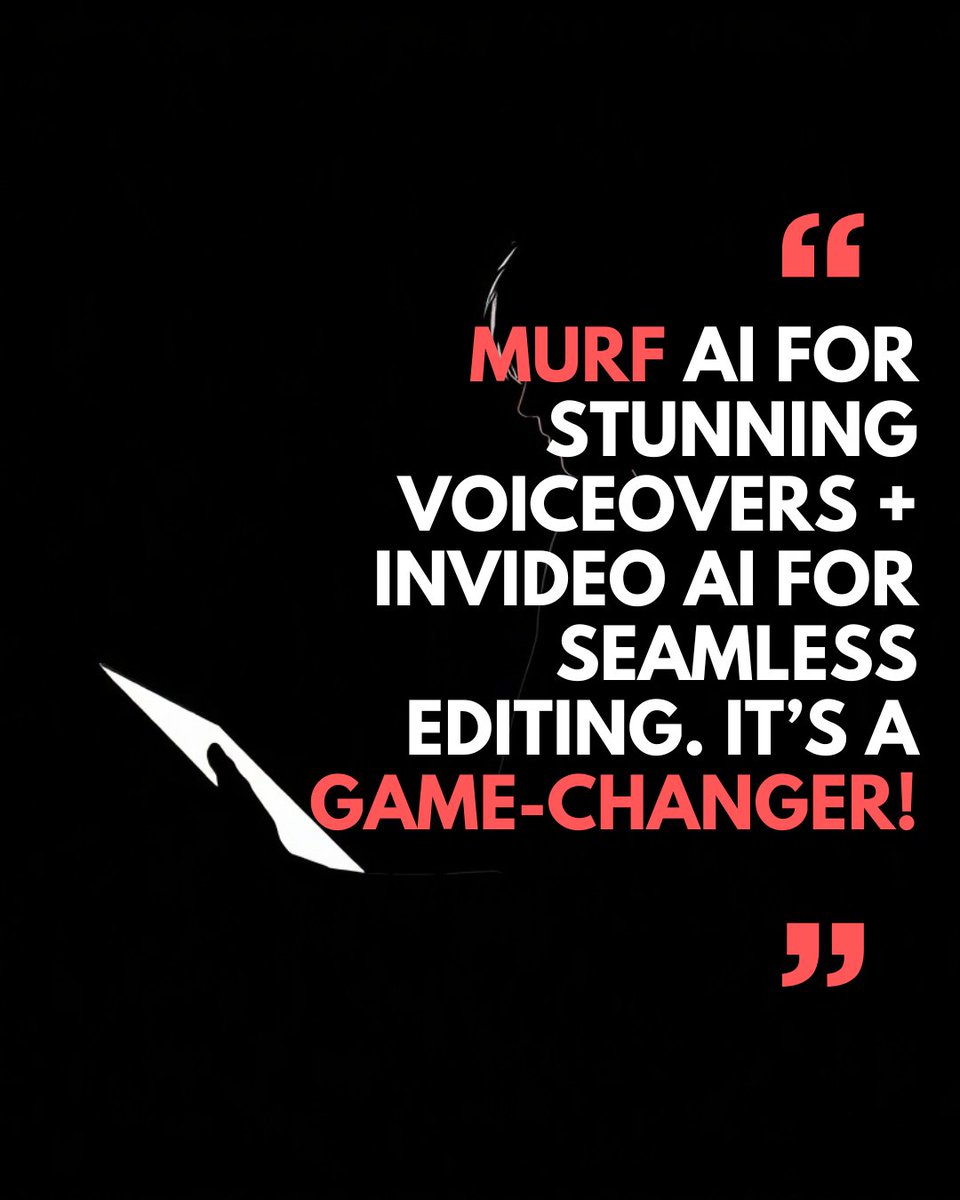 onlinereadblog's tweet image. Want BETTER video content in half the time? 🚀 Stop making these mistakes and switch to InVideo AI + Murf AI for easy, professional results. 💡 Follow us now and check the link in bio to level up your content game! 💻 #AIForBusiness #VideoEditingMadeEasy