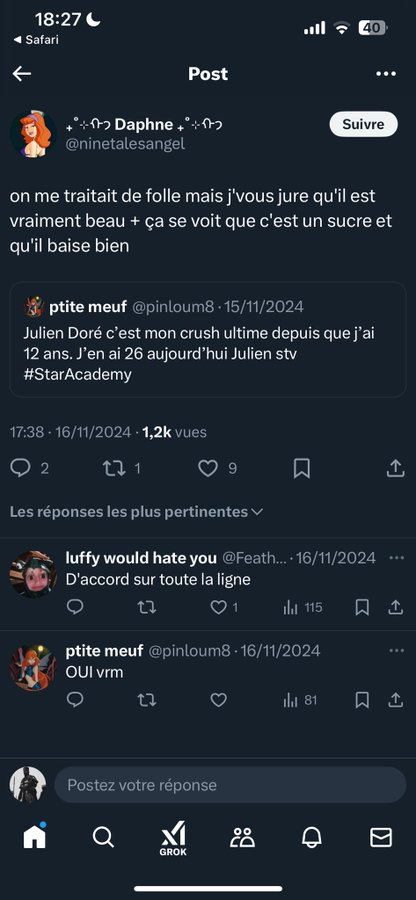 KrosisL's tweet photo. @ninetalesangel Et toi qu'est ce qui va pas bien chez toi du coup ? https://t.co/n754G8ldP7