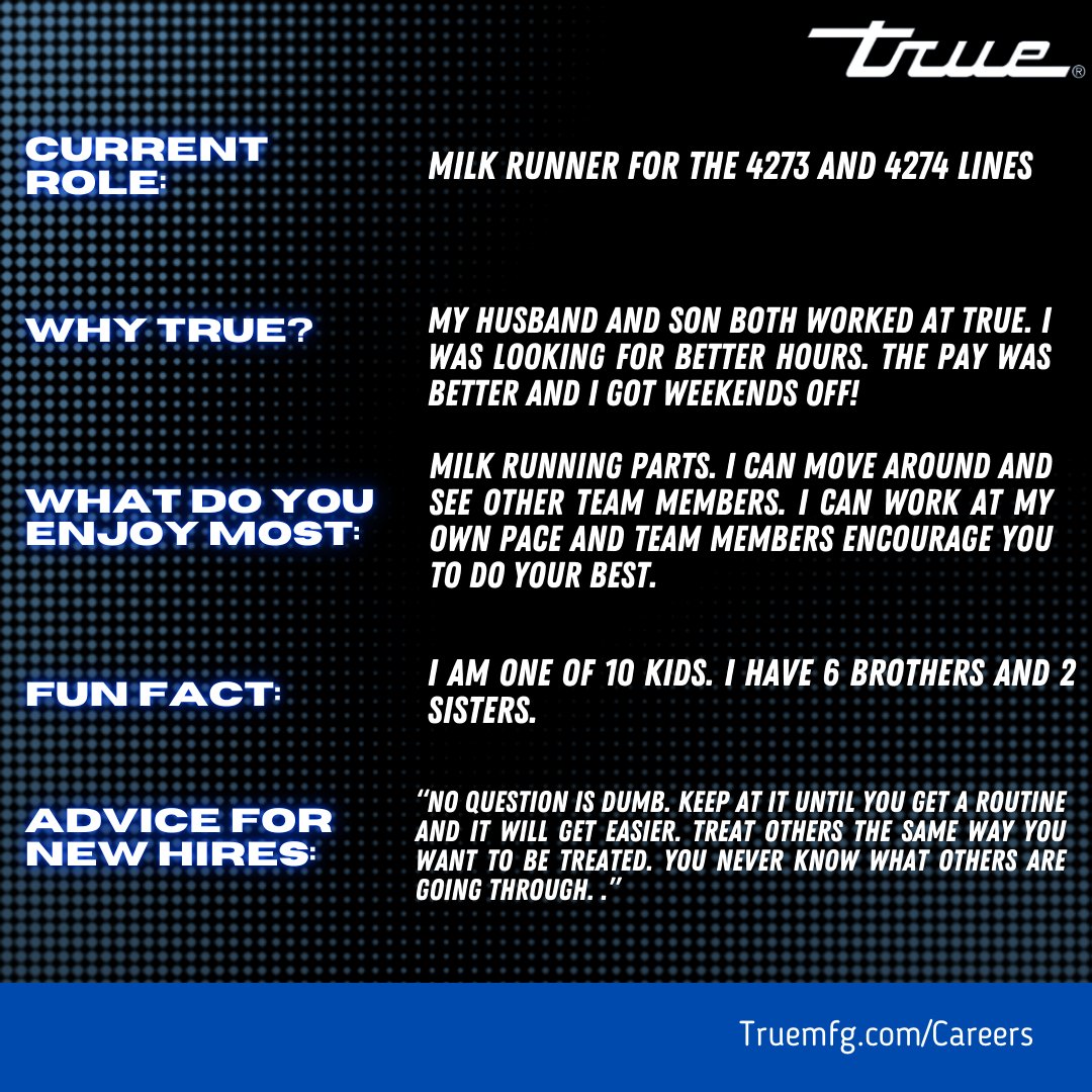 True Mfg Jobs tweet media