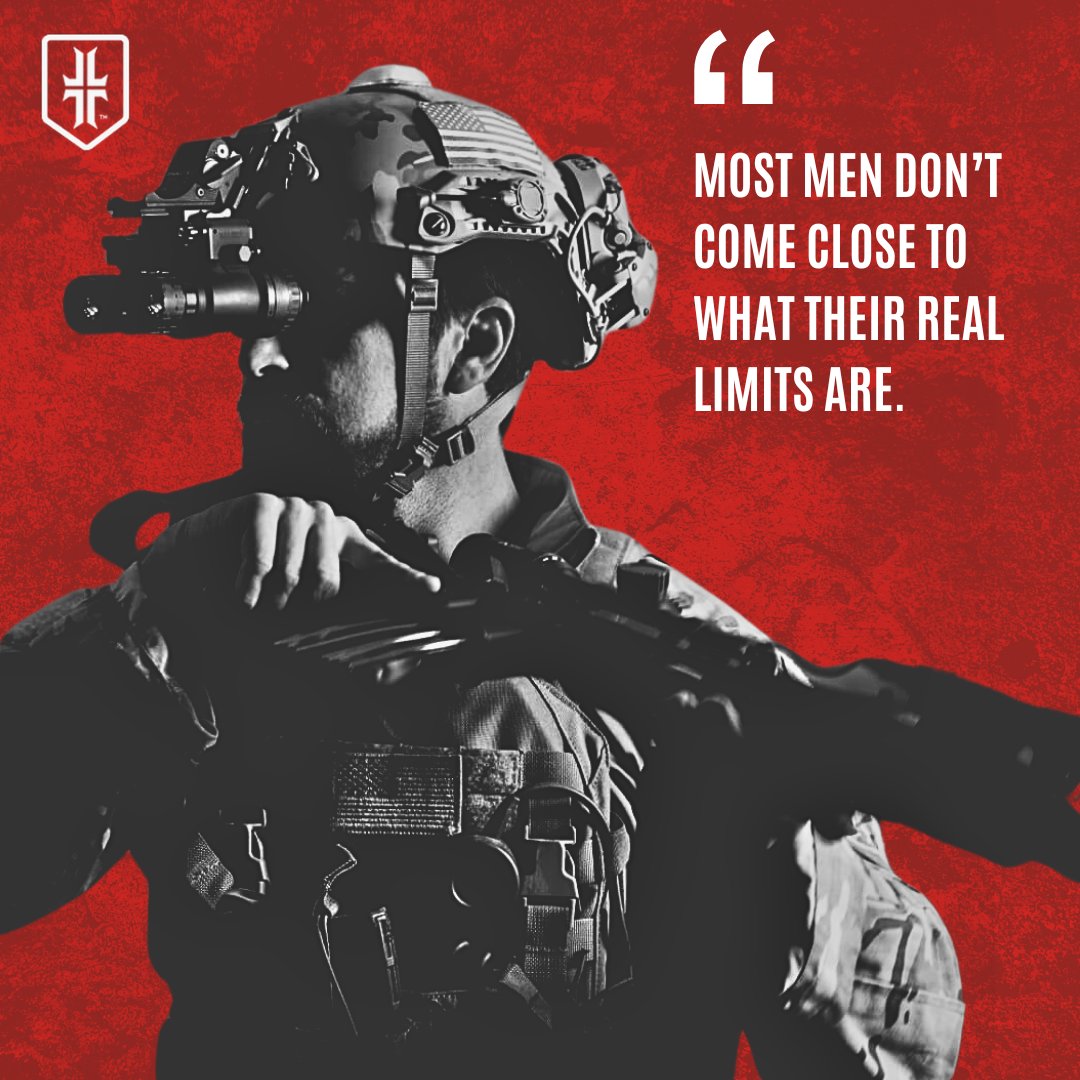 They can carry more burdens than they know. if you think you can run two miles, I guarantee I could get you to run five, if you let me push you. You can go harder than you think, and you can do just about anything longer than you believe you can.

Most men have more to give and