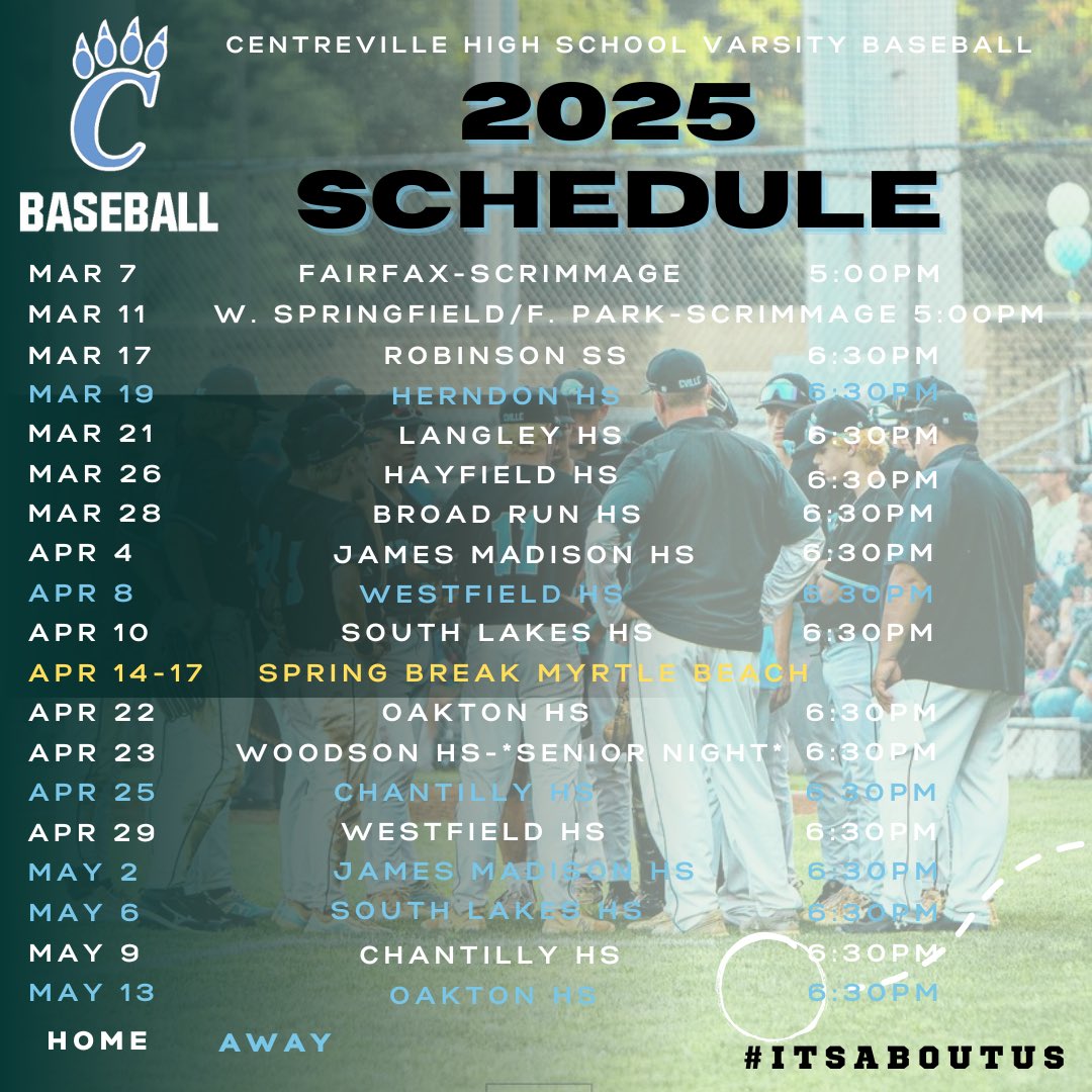 Centreville Baseball tweet media