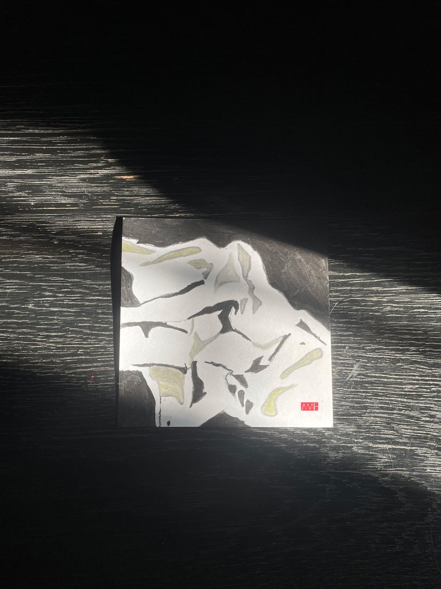 Bundle - 2025, Charcoal on Paper, 5" X 5"