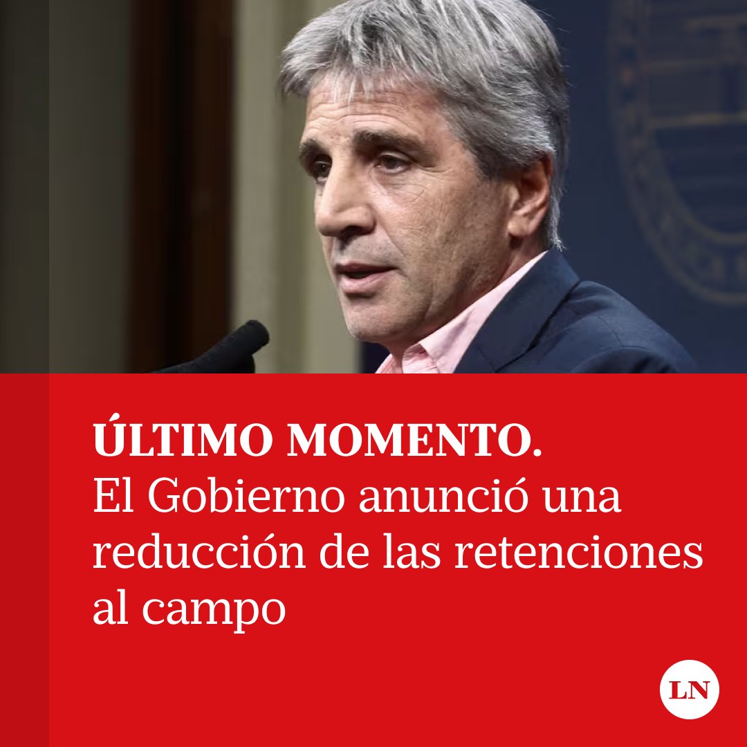 El Gobierno decidió bajar las retenciones al campo y su eliminación de manera permanente para las economías regionales. Así lo anunció el vocero presidencial Manuel Adorni en conferencia de prensa. La decisión se tomó tras alcanzar el superávit fiscal.