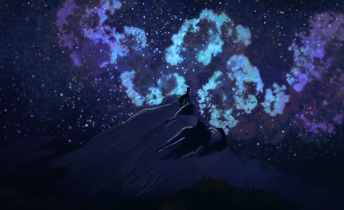 harriertail's tweet image. windclan, forest territory