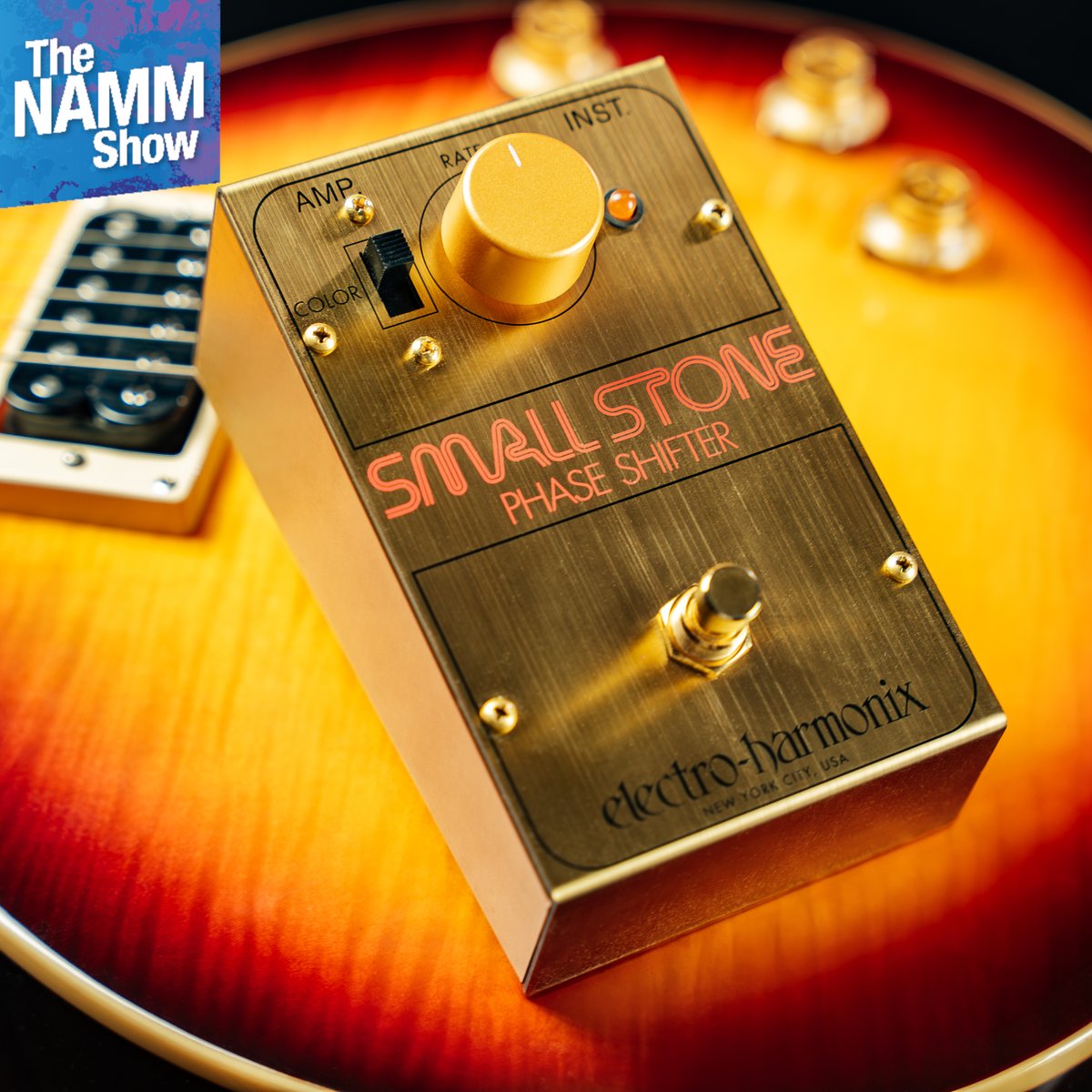 EHX's tweet photo. Attending NAMM? Come stop by booth #4744 to hear the legendary tones grooving out of the Ltd. Edition 50th Anniversary Golden Small Stone Phaser. Limited quantities available at https://t.co/NxcNDa23Av
#ehx #guitarpedals #guitargear #guitareffects #electroharmonix #smallstone #phaser #goldenanniversary
