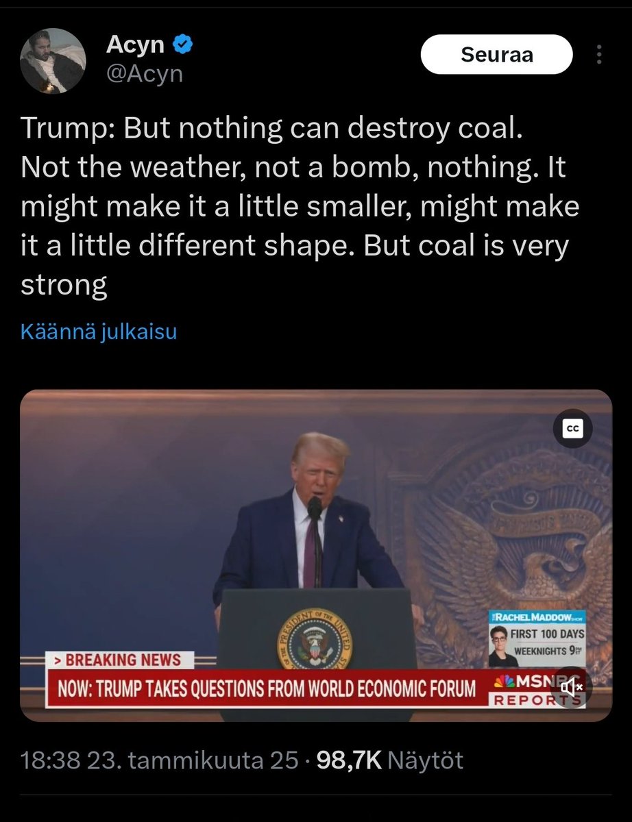 Tätä porkkana-aivoa meillä siis fanitetaan...