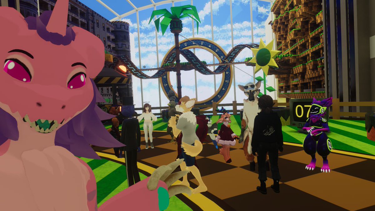 I'm at MAGFest! You can join on the VR world to interact with the portal AND listen to all the concerts in VR 🔗⬇️