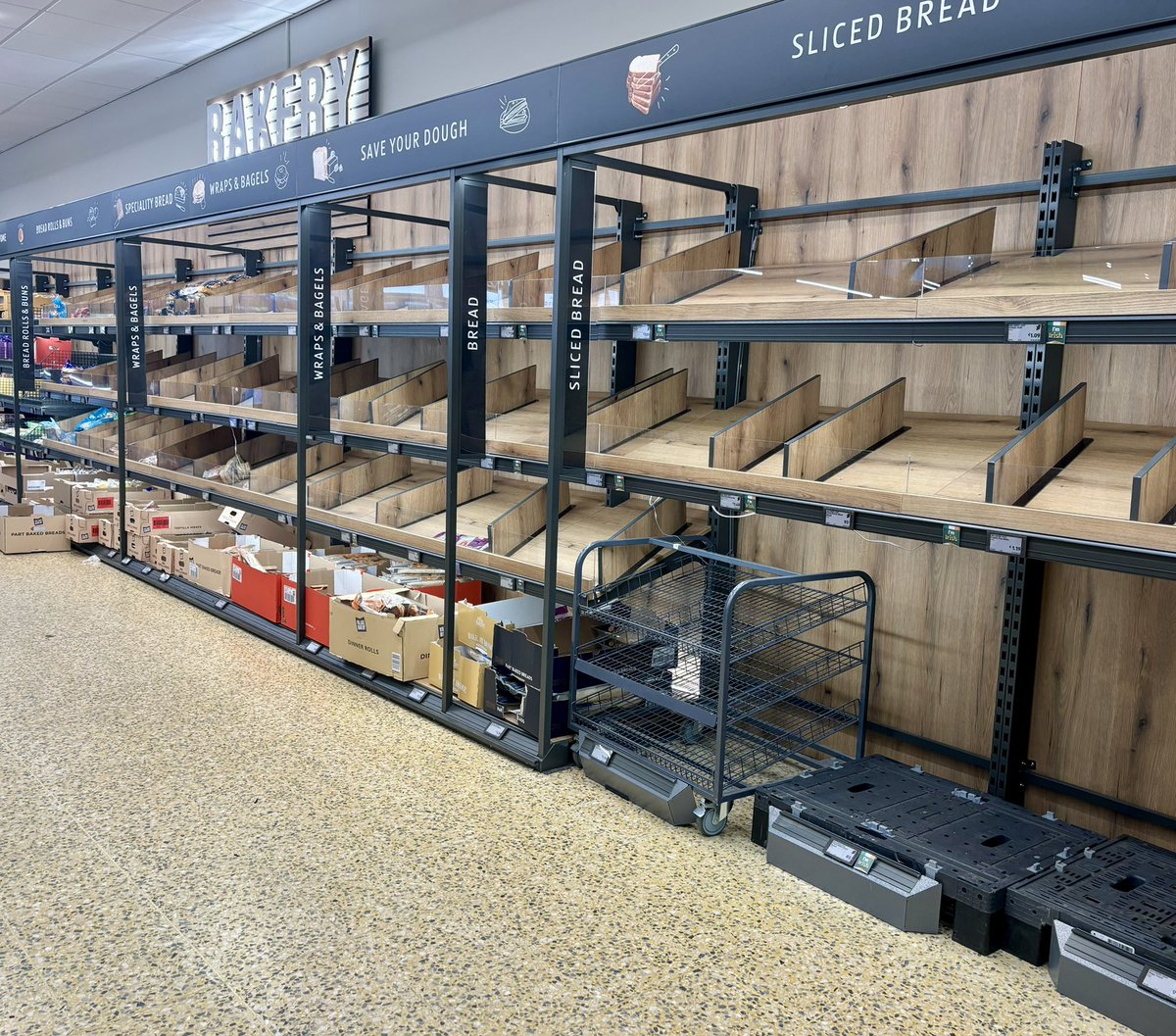 Breakfast sorted for tomorrow - eggs on naan bread #StormEowyn #StormÉowyn