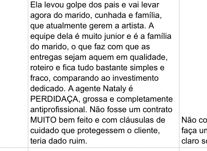 pprtlidi's tweet photo. essa planilha dos influenciadores/artistas fez a minha tarde kkkkkkkkk a pobi da larissa manoela vai parar dnv no fantástico https://t.co/38jr91TdBp