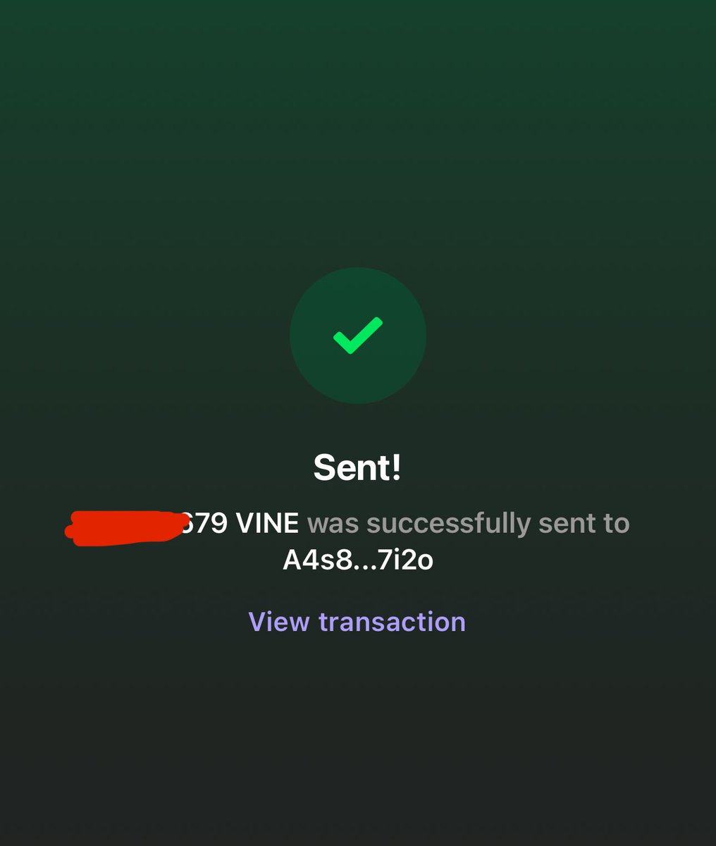 crypto_crores's tweet photo. Congrats sent you some $VINE Who's next? https://t.co/WeLfF0lX4Y