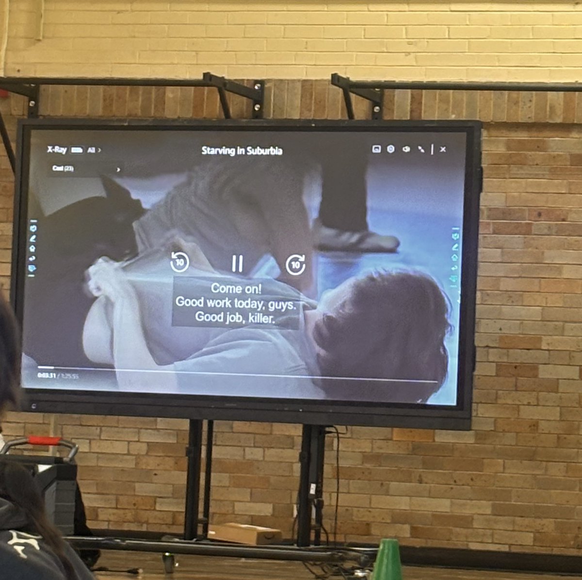 emmarexxi's tweet photo. why are we watching starving in suburbia in my gym class 😭😭 https://t.co/usMpuPtLXM