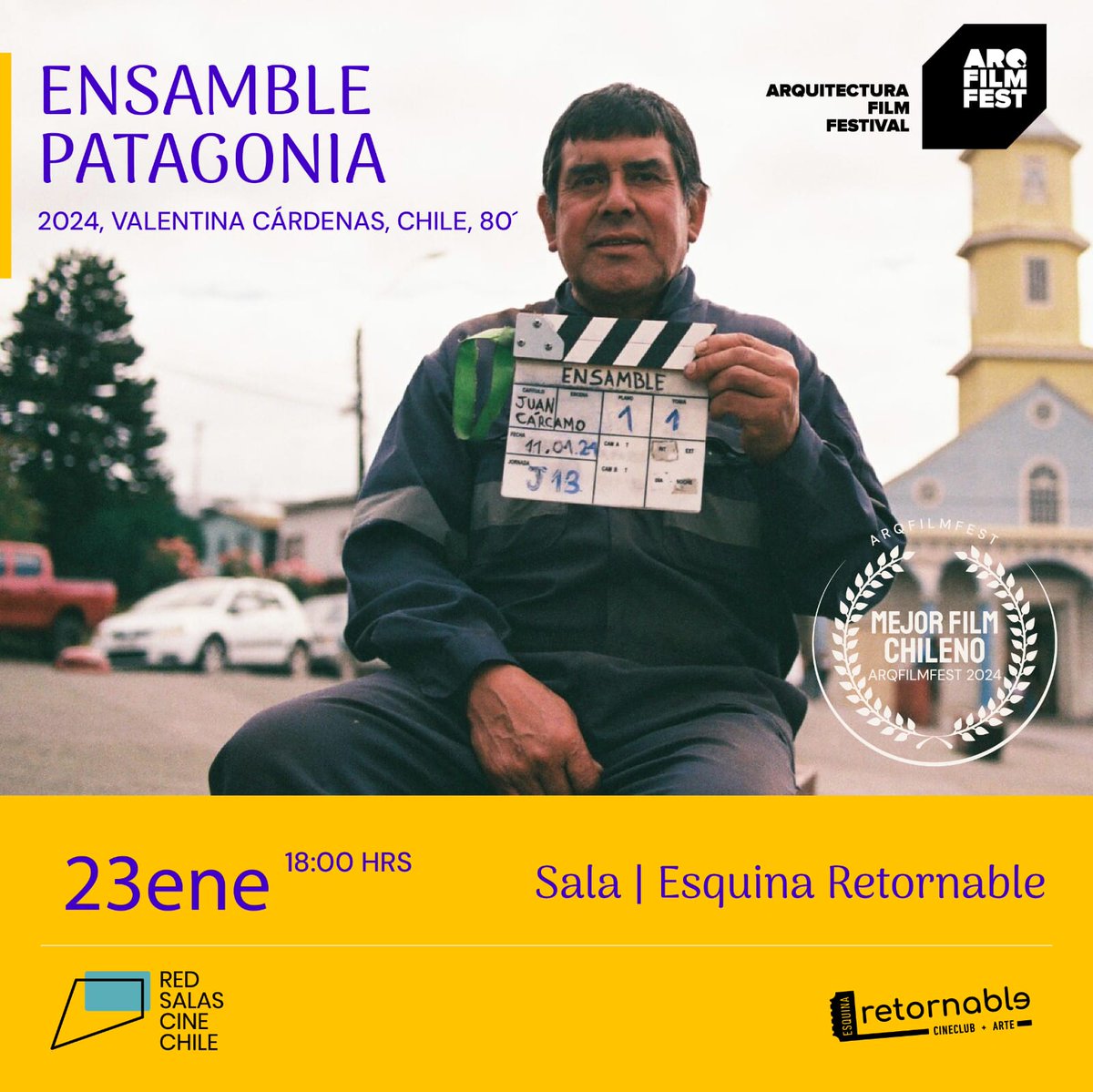 "Siempre se habla del colono croata o del inglés, pero ¿qué pasa con los chilotes, que son la población mayoritaria y que levantaron barrios enteros?” dice Valentina Cárdenas sobre su filme "Ensamble Patagonia" que podrás ver hoy en <a href="/esquinacineclub/">Esquina Retornable Cineclub + Arte</a> de Antofagasta ⏰18.00 #cine
