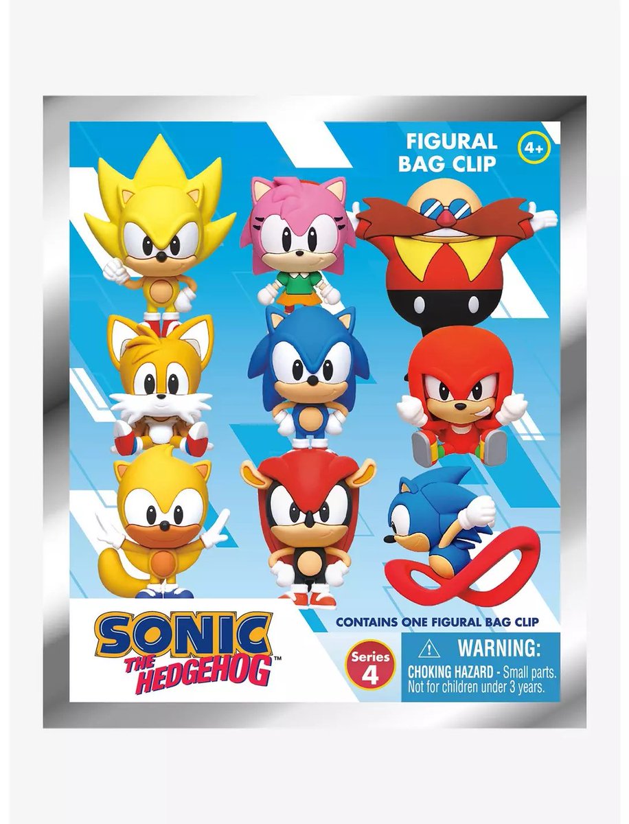 Sonic the Hedgehog Figural Clip Blind Bags - Series 4, are now