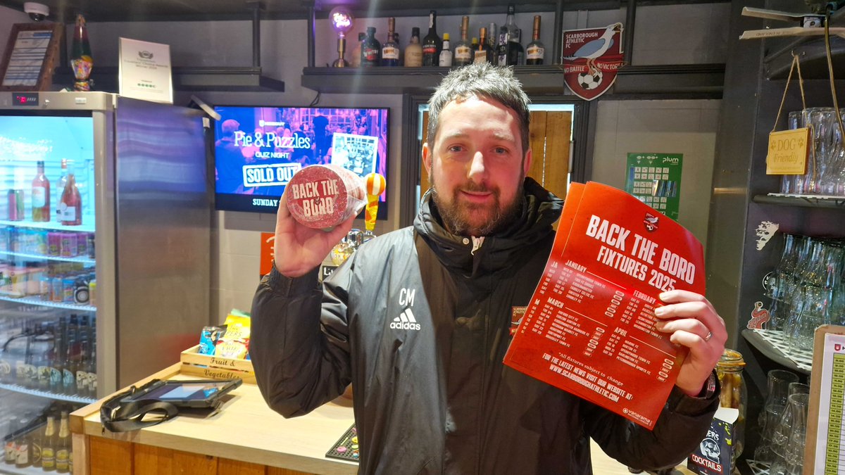 safc's tweet photo. 𝗦𝘂𝗽𝗽𝗼𝗿𝘁 𝘁𝗵𝗼𝘀𝗲 𝘄𝗵𝗼 𝘀𝘂𝗽𝗽𝗼𝗿𝘁 𝘂𝘀 🍻

You'll be able to spot our 2025 fixtures and pick up our brand new 2025 fixture beer mats and fixture cards in our sponsor and supporting pubs and restaurants 🤩 

@scholars_bar, @TheTowBar1 , Hideout , Rack n Roll https://t.co/r2CirRYSwo