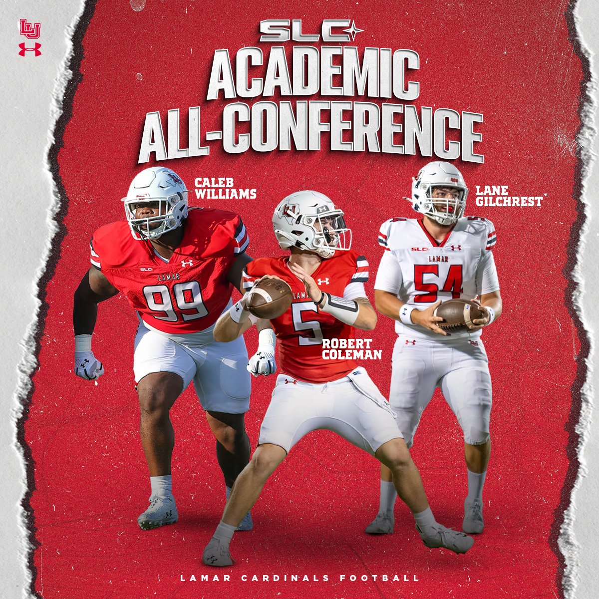 Lamar Trio Named Academic All-Conference #PeckEmCards

Story: tinyurl.com/5yfe4mvh
