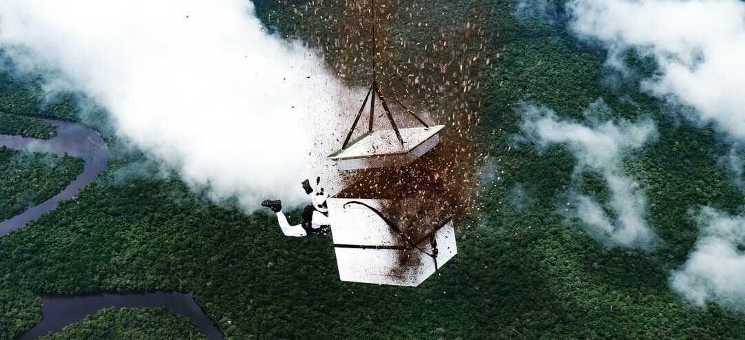 Skydiver Luigi Cani spread 100 million seeds from 27 trees species over a remote deforested area of the Amazon.

The selected seeds have a 95% germination rate, require no human intervention, and grow up to 50 meters. 

Good way to make skydiving worthwhile.