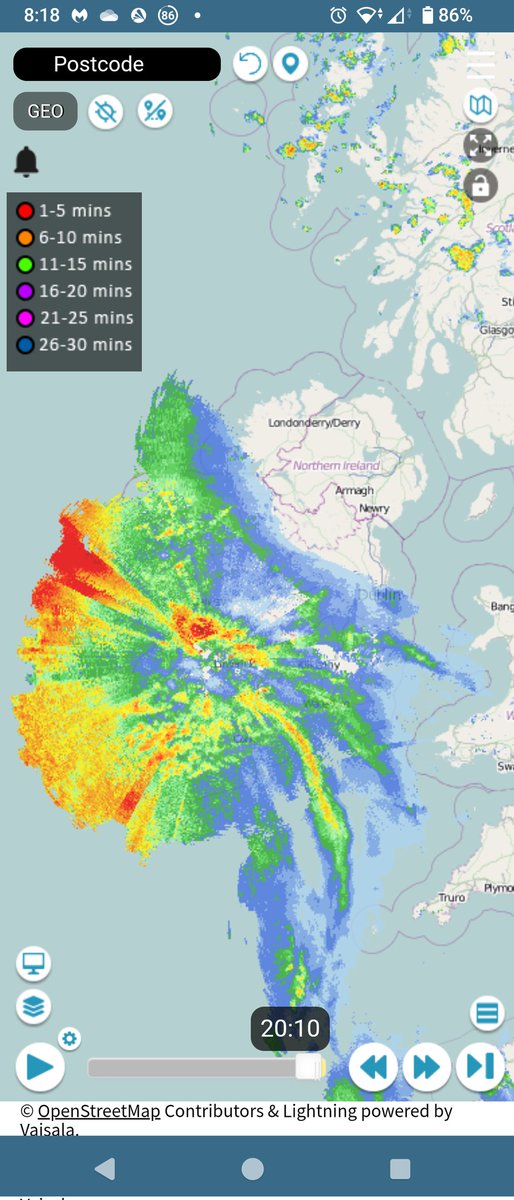 PCRepair5's tweet photo. #StormEowyn #StormÉowyn has made landfall. Very heavy rain and strong winds have hit. Please keep all outdoor furniture secure, all devices charged, fossil fuel stoves and fires well stocked, keep an eye to #ESBPowerCheck for all updates related to power cuts and estimated restore times (be patient as crews will be working in hazardous conditions) and keep all outdoor animals safe and warm. Be safe out there folks it will be a wild one.