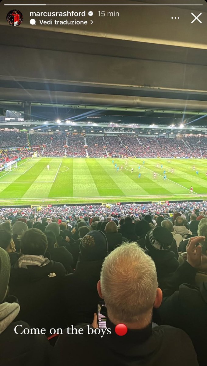 FabrizioRomano's tweet photo. 🚨📲 Rashford on Instagram: “Come on the boys”. https://t.co/g49SCilaeR