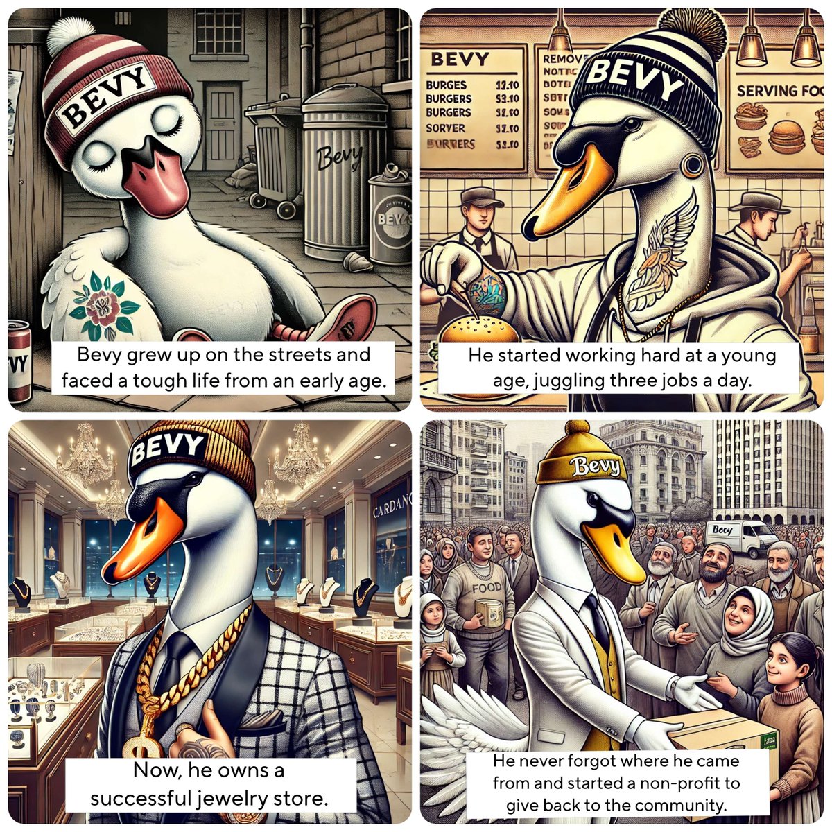 BEVY (@bevygang) on Twitter photo This is my story... of how I came to be.... $Bevy Gang! We're going to change the narrative for a lot of people!
We will soon be operating a non-profit, to bring resources to at risk youth, and educate our communities on blockchain technology and how it could benefit them. This is my story... of how I came to be.... $Bevy Gang! We're going to change the narrative for a lot of people!
We will soon be operating a non-profit, to bring resources to at risk youth, and educate our communities on blockchain technology and how it could benefit them.