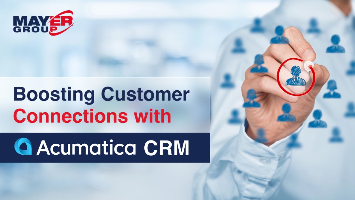 Enhance customer relationships with Acumatica CRM. Simplify communication, boost engagement, and simplify processes with an integrated solution. Learn more: mayererp.com/boosting-custo…

#MayerERP #AcumaticaCRM #CustomerEngagement
