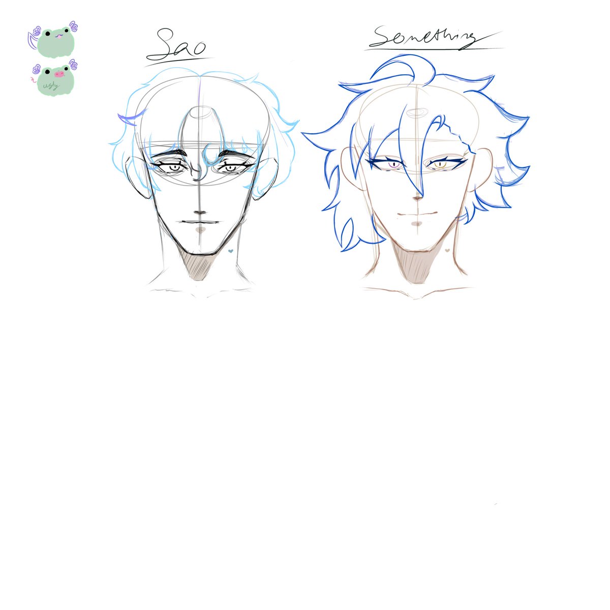 Roselynx676's tweet photo. Sketch version of new art style I’ll be using✨✨ featuring @saomatic @SomethingArt17 
Color version will come soon ✨🥰✨🥰 https://t.co/YOeTBtMxNE