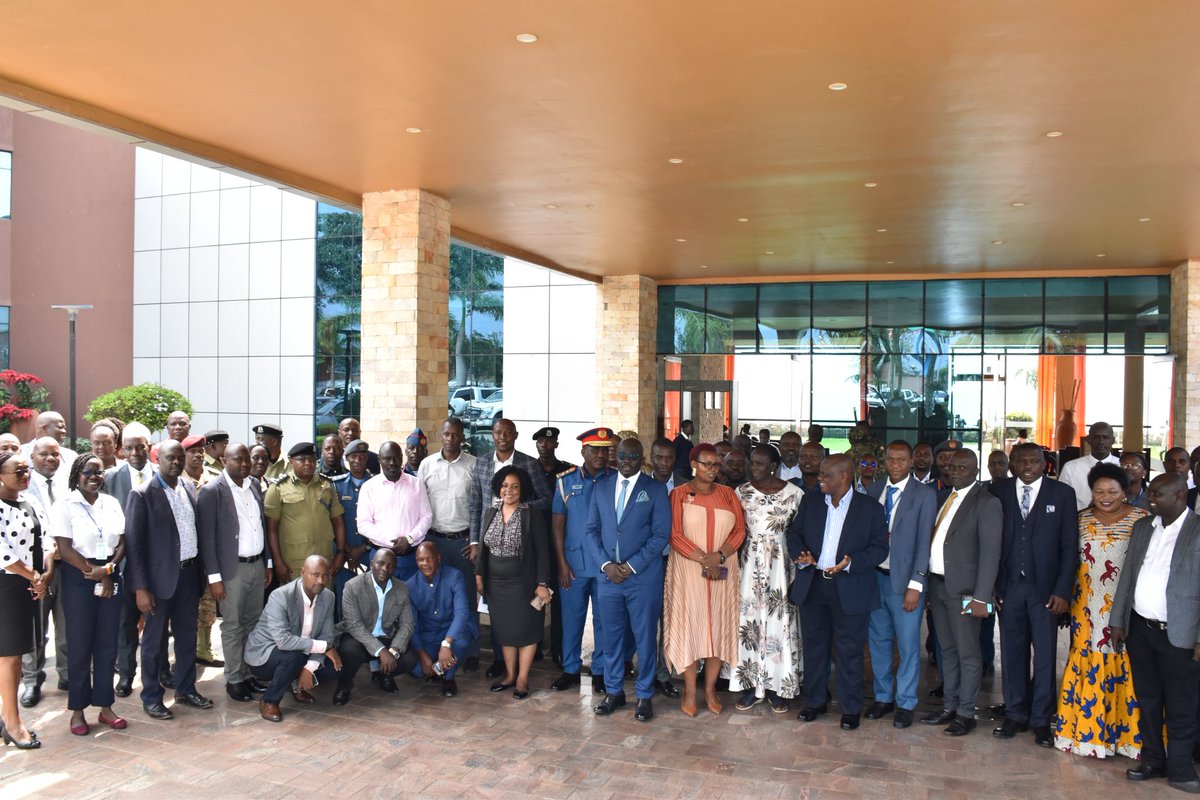 UgandaCAA's tweet photo. Uganda Civil Aviation Authority (UCAA) held a Drones Stakeholders Awareness workshop in coordination with other members of the Drones Tri-partite Committee in Entebbe on Thursday, 23rd January. The Tri-partite committee is comprised of representatives of UCAA, Commander Airforce, Special Forces Command and Customs in conjunction with the office of Chief of Defence Forces. 

The objective of the workshop was to create awareness and bridge gaps between UCAA and the Resident District Commissioners, Police and Ministries that engage with drone applicants in their respective areas.  In his welcome remarks, Eng. Ronnie Barongo, the Director Safety, Security and Economic Regulation commented the Stakeholders who play key roles in approval and monitoring of drones usage in Uganda. Barongo observed that UCAA was concerned about the illegal possession and use of the unmanned aircraft systems (drones) by some members of the public which contravenes the Civil Aviation (unmanned aircraft  systems) regulations, 2022. He further said that UCAA has embarked on sensitization on drone importation clearance and certification procedures to legally operationalize drone activities in the country. 

Mr. Fred Bamwesigye, the Director General of UCAA who presided over the opening of the workshop emphasized that the increasing demand to apply technology has come with challenges hence the need to review and establish effective means of control and enforcement.
