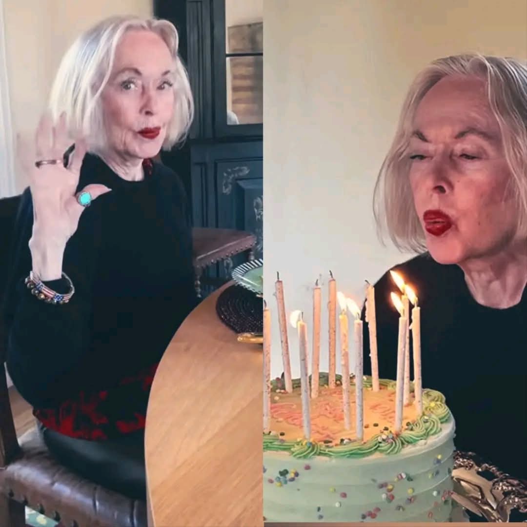 oldmovieactress's tweet photo. Tippi Hedren on her 95 birthday party ❤️ https://t.co/fk4Ts4NzoL