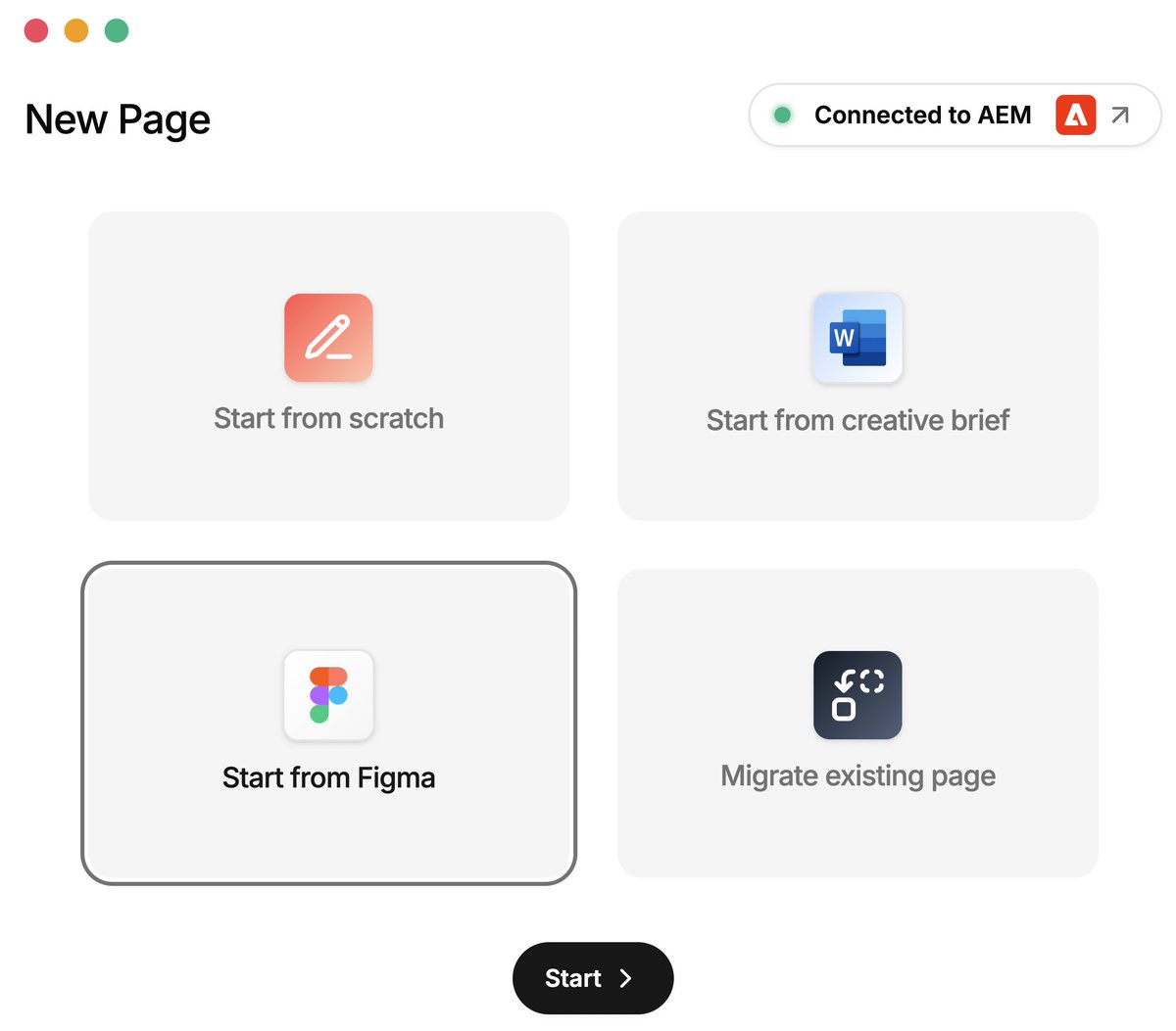 gradialai's tweet image. Ready to make authoring instant?

Gradial’s AI studio builds AEM webpages from Figma design files in minutes, so you can skip the hours spent creating new pages.

➡️ Launch pages faster
➡️ Reduce duplicate efforts
➡️ Improve quality and consistency

#AI #Gradial #contentmigration