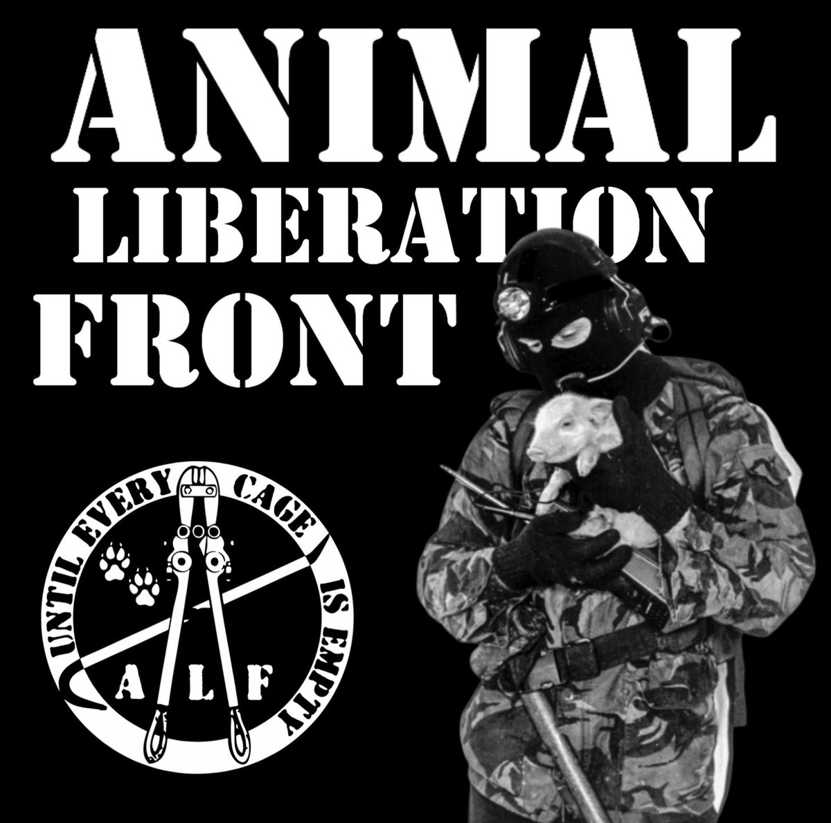 SocialistFCSP's tweet photo. #ALF #AnimalLiberationFront #StopSpeciesism #GoVegan #AnimalRights https://t.co/x2rs20PIY5