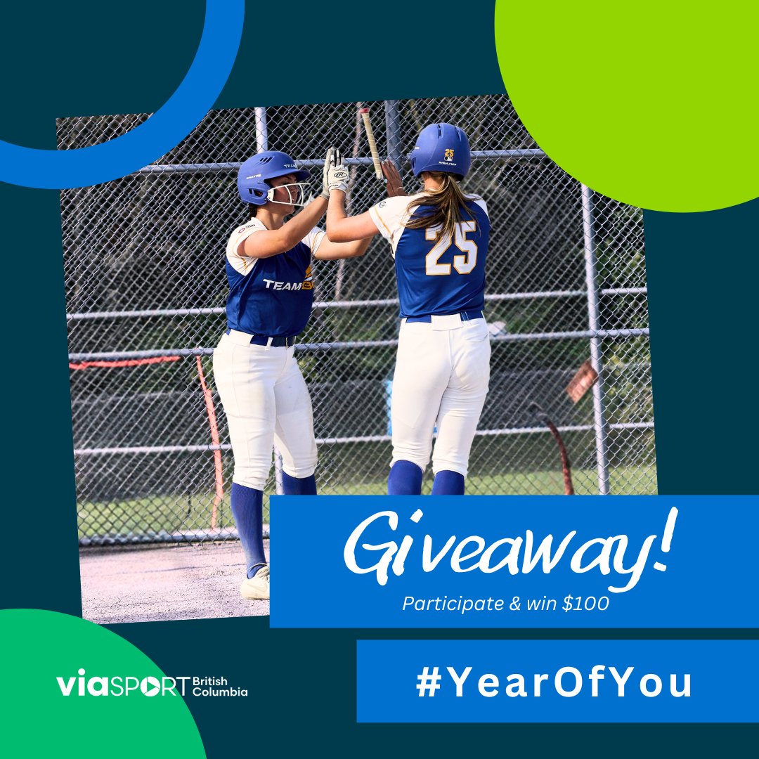 viaSportBC's tweet image. 🤸 GIVEAWAY 🤸⁠

Ready to start your journey in amateur sport? ⁠

To help you make 2025 the #YearOfYou, we're giving away $100 CAD to two lucky participants! 

To enter, see our post on Instagram: instagram.com/p/DFLmrP6vcaX/. 

#MakeSportBetter #contest #giveaway #sport #fitness