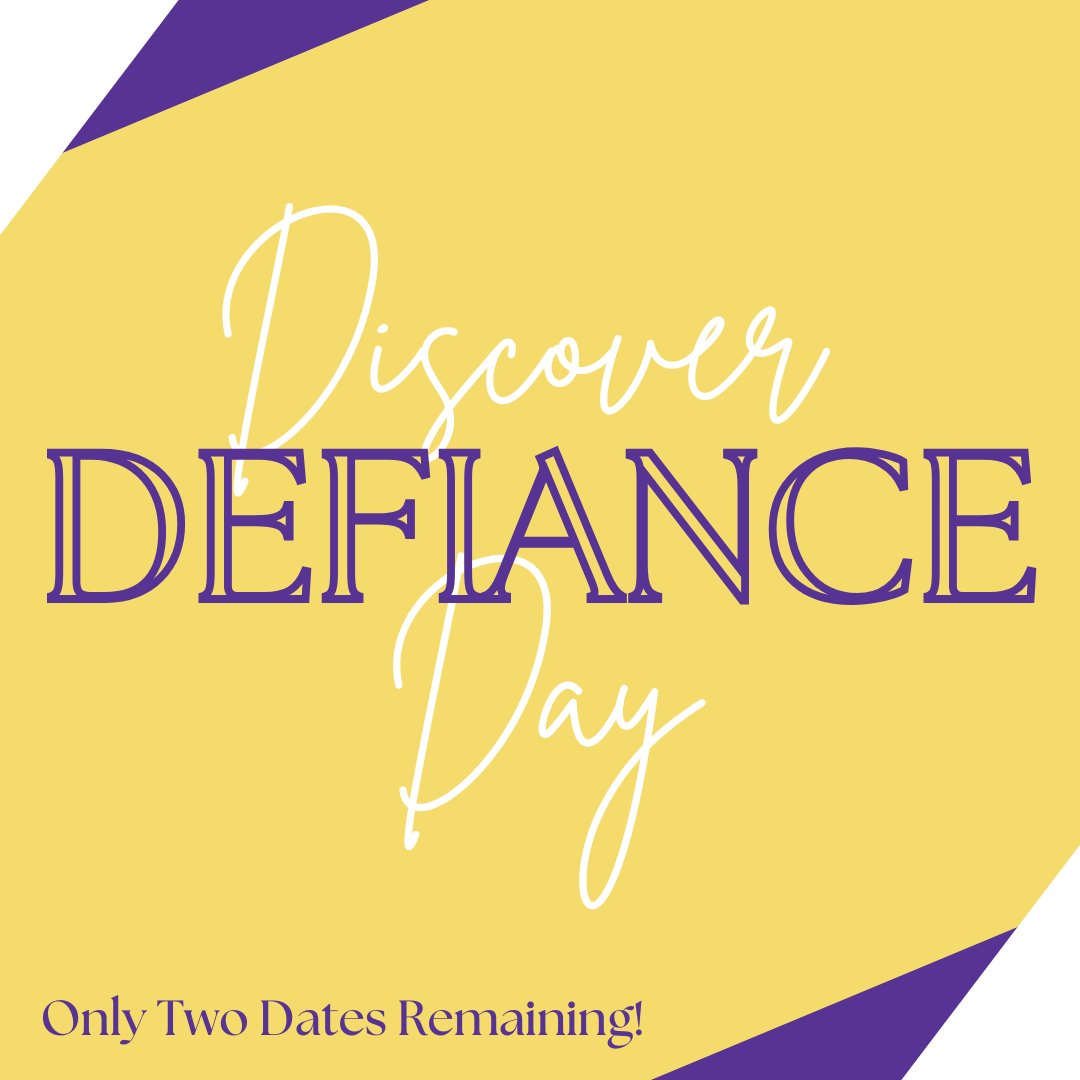 Defiance College Admissions tweet media