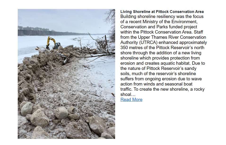 #ThamesRiverCurrent is insightful monthly newsletter from <a href="/UTRCAmarketing/">Upper Thames River Conservation Authority</a> Subscribe at: thamesriver.on.ca