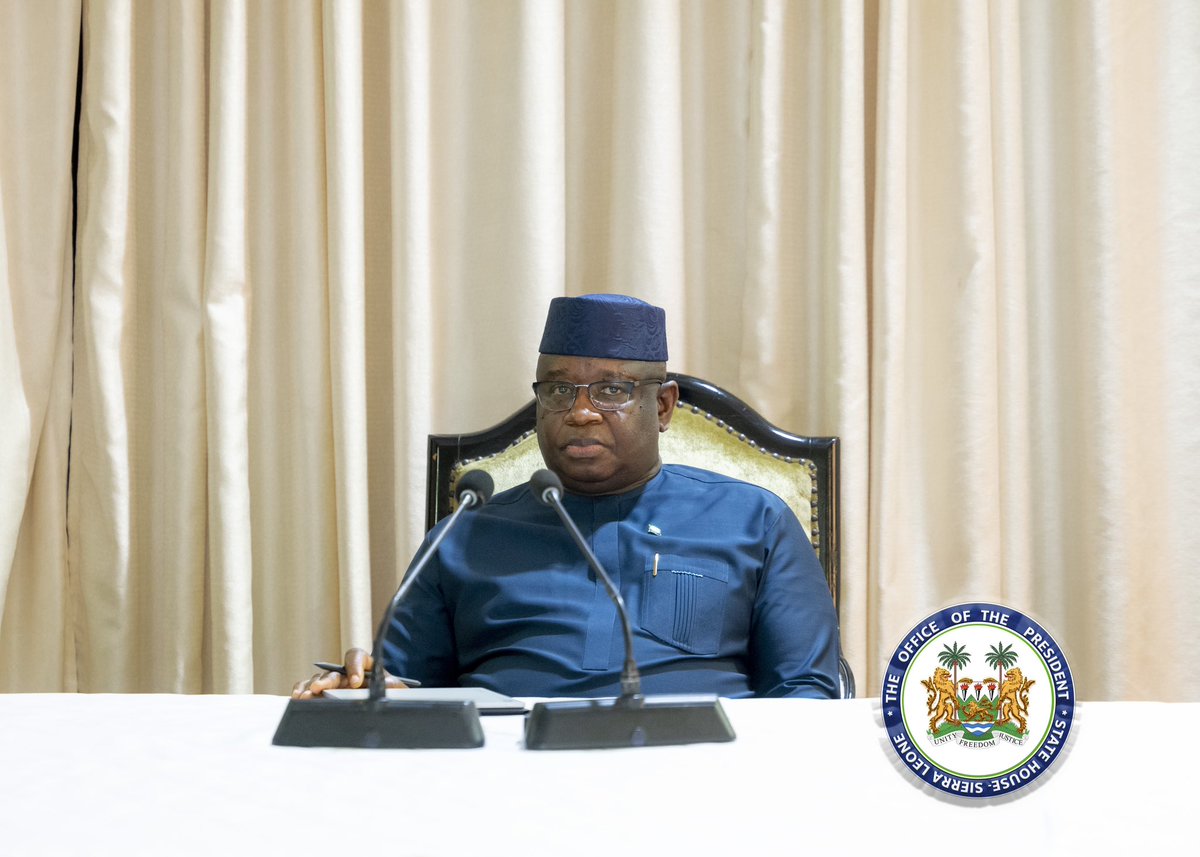 Julius Maada Bio tweet media