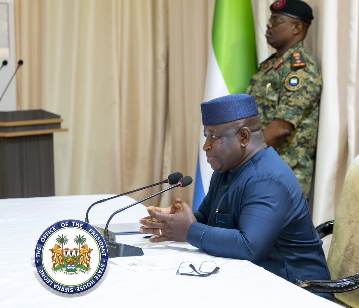 Julius Maada Bio tweet media