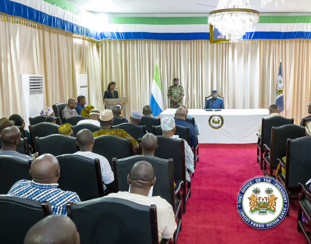 Julius Maada Bio tweet media