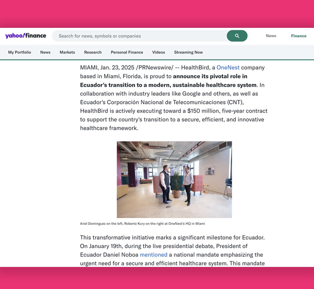 HealthBird tweet media