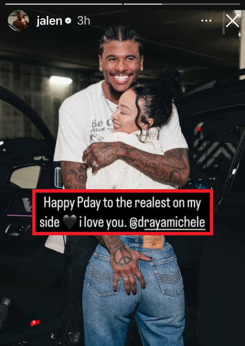 22-year-old Jalen Green shows love to his baby mama, Draya Michele, on her 40th b-day 🎂