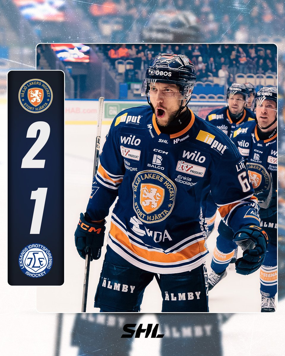 SHLse's tweet photo. Växjös drömstart låg bakom tre poäng. 

Mer om matchen och höjdpunkter här: 📲
https://t.co/obz2enPIcN

#VLHLIF #SHL #twittpuck #ishockey #svsshl https://t.co/lNdHR5v8Uo