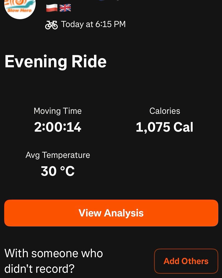 Yo! 😁
Evening indoor cycling 🚴🏻‍♂️✅
#ruszdupe
#moveyourass
#slowheroteam
#weźniepierdolidźnatrening 
#róbswoje
#indoorcycling 
#indoorbike
#trening
#workout
#rower
#weightlossjourney 
#london
#ealing
#hanwell
