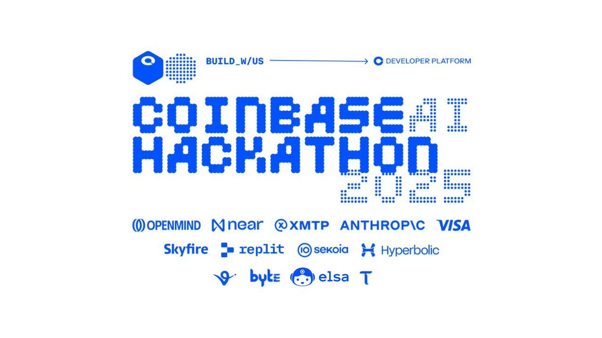 We are pumped for <a href="/CoinbaseDev/">Coinbase Developer Platform🛡️</a>'s upcoming upcoming Onchain AI Hackathon in San Francisco on Feb 1-2.

Today, we are announcing a final list of hackathon sponsors for the event, which includes leading companies, across the AI and Onchain sectors.

Join us in welcoming: